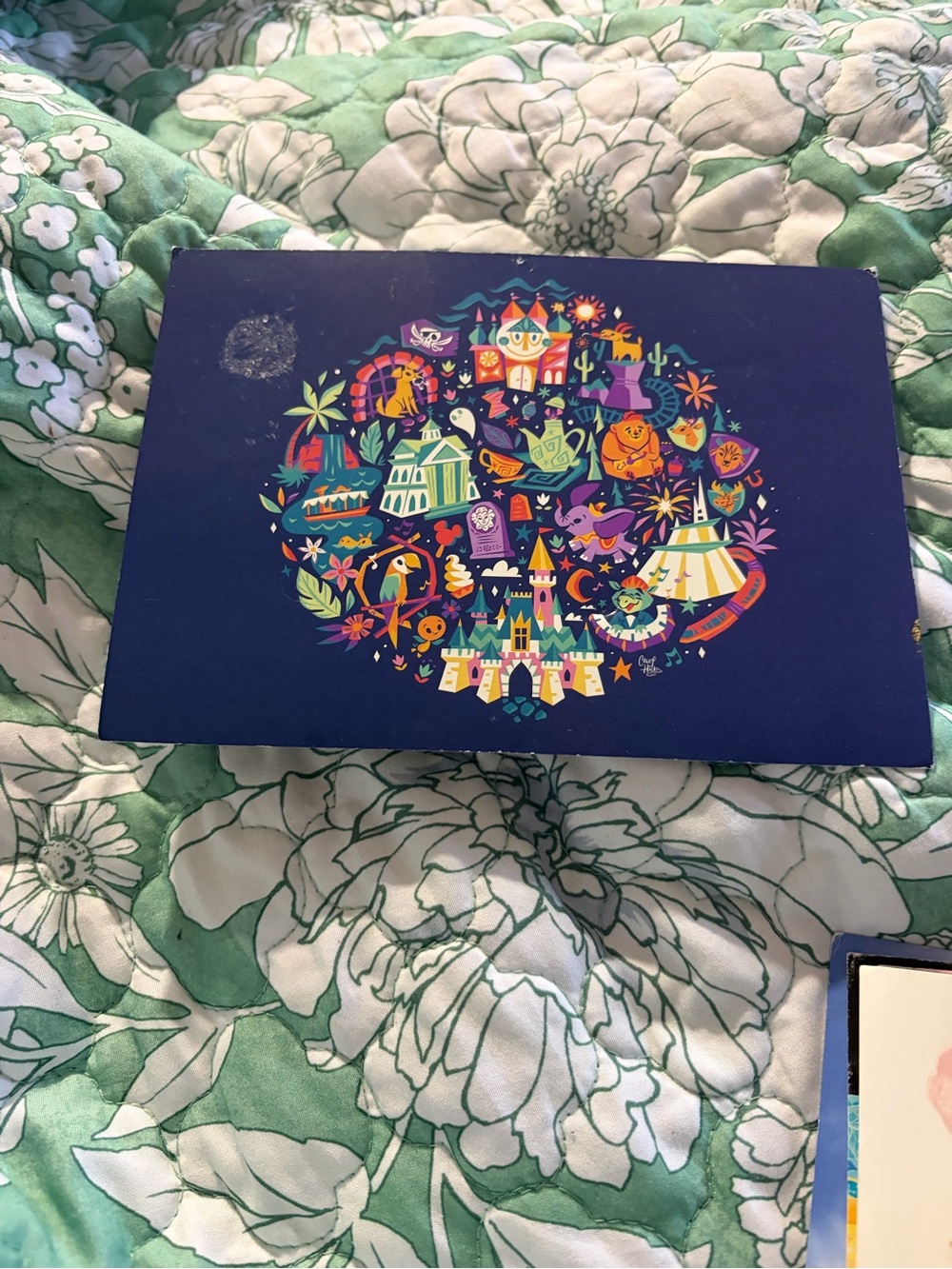 Disney Parks A Walk in the Park by Caley Hicks Postcard Wonderground Gallery
